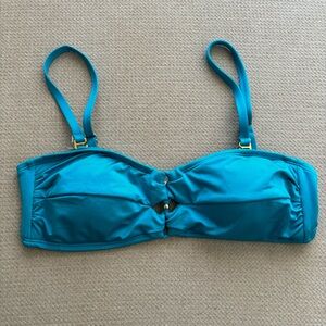 Kenneth Cole Blue Loop Removable Strap Bandeau Top NWOT